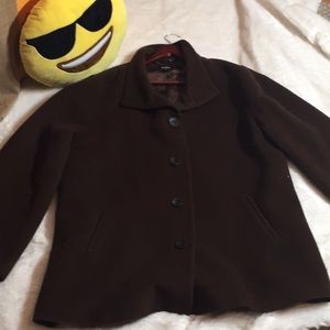 🌬❄️Eileen Fisher peacoat baby alpaca/wool lined